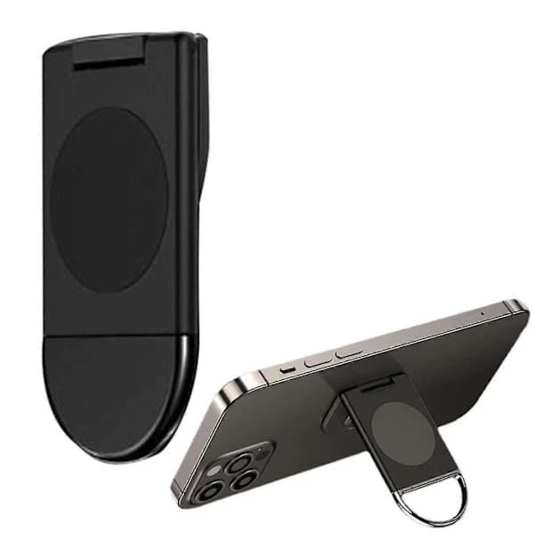 {PL}Magnetisk holder til telefoner og tablets, Legering 360° Roterende Foldbart Løftbart Telefonstativ til Livestreaming