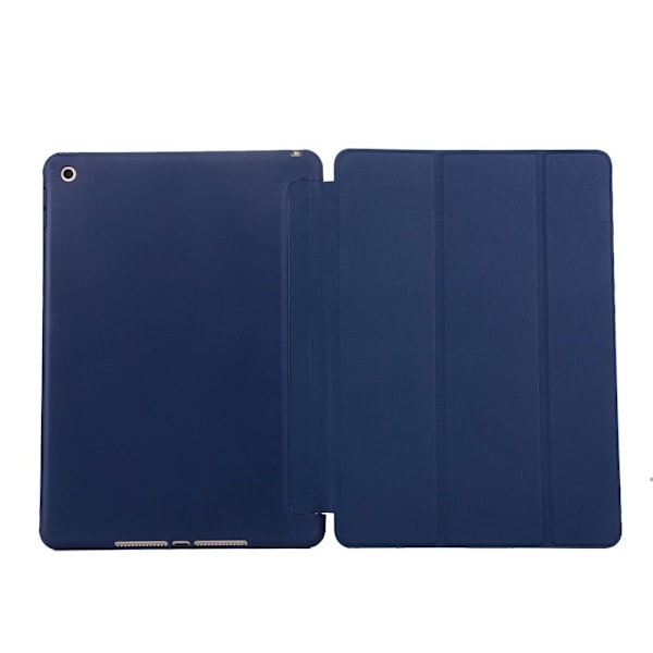 iPad 10.2 2019/2020/2021 Kotelo Tri-Fold Tumman Sininen DarkBlue Tumman Sininen
