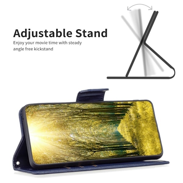Samsung Galaxy A35 5G Etui Shark Læder Blå