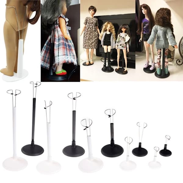 Dockfeste Stativholder 7-HVIT 20CM 7-hvit 20cm