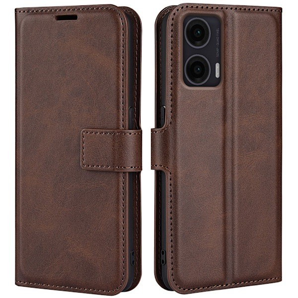 Motorola Moto G35 5G Etui Læder Brun