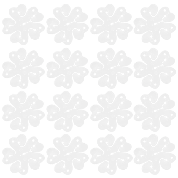50 stk. 5-i-1 Blomsterform Ballongklips Holder for Bryllup Bursdagsfest