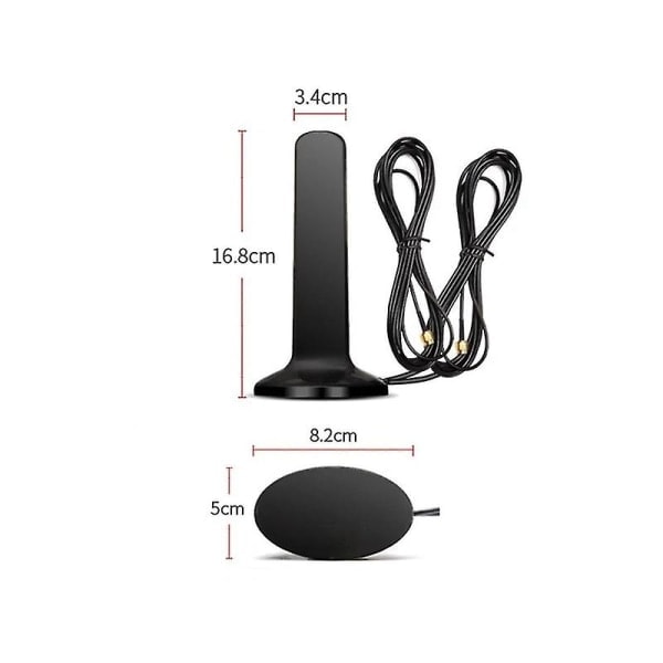 GSM 4G 5G-antenne 600-6000MHz 12DBi høyforsterket rundstrålende magnetisk baseantenne for CPE (TS9)