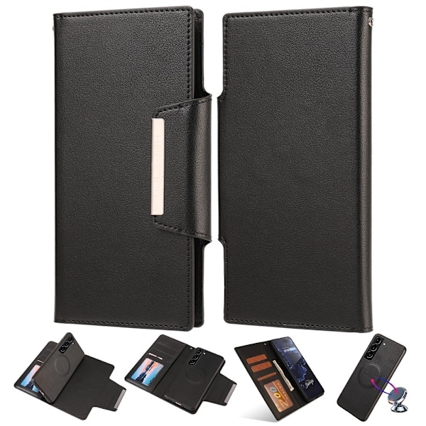 Samsung Galaxy S23 2-i-1 Magnet Skal Svart