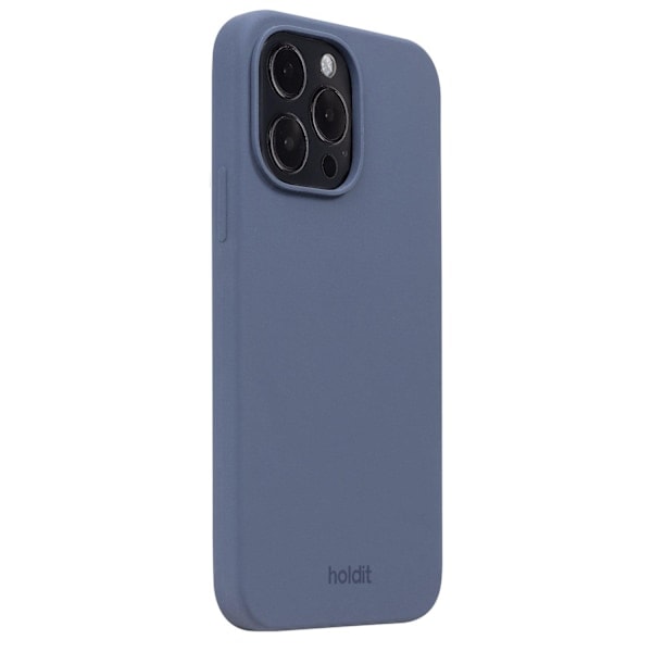 holdit iPhone 15 Pro Max Mobilskall Silikon Pacific Blue