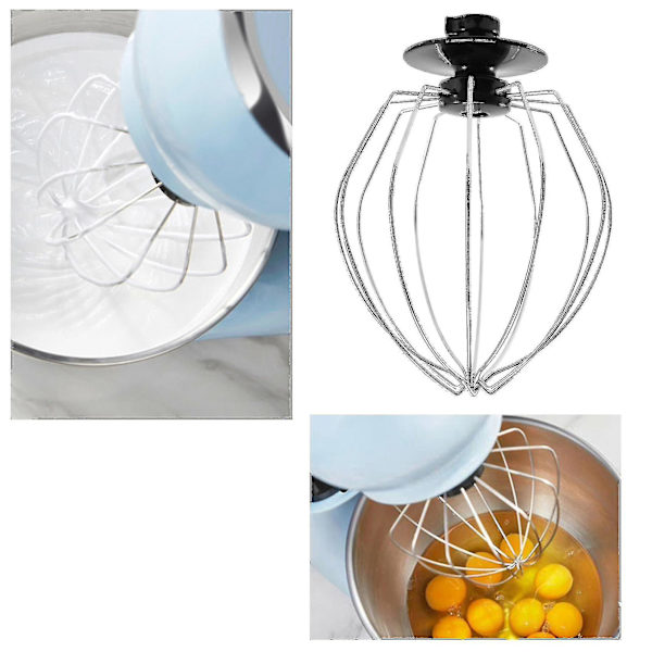Til rustfrit stål ballon tråd piskeris mixer tilbehør til Epro blomsterkage ballon piskeris æg fløde kitc