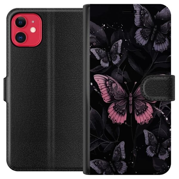 Apple iPhone 11 Plånboksfodral Fjäril