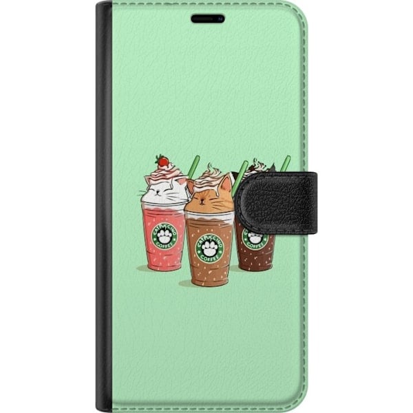 Motorola Moto E13 Lommeboketui Catpuccino