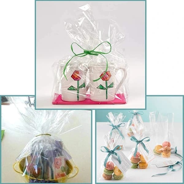{PL}Transparent Cellofanpapper, Florist Cellofanrulle Presentpapper