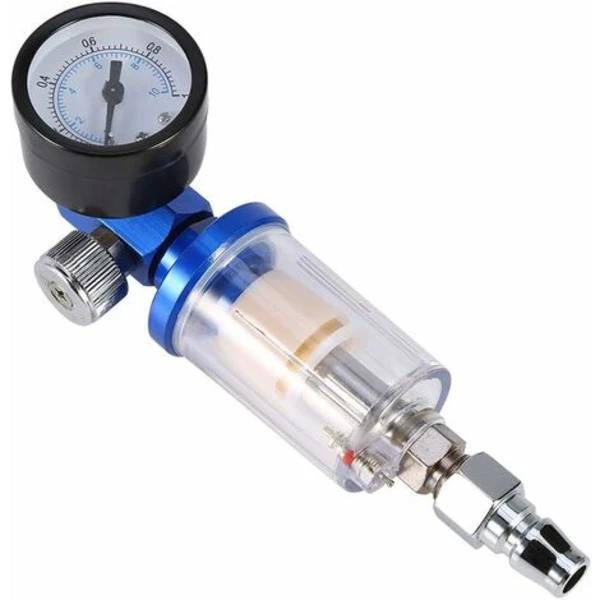 {PL}TS Tryckregulatorfilter Lufttrycksregulator med vattenavskiljare och manometer, tryckregulator Filterregulator pr
