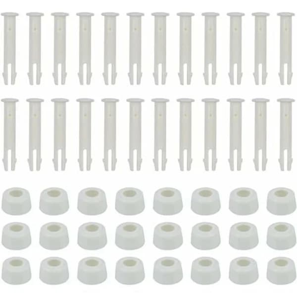 {PL}TS - 24-pack poolstift - 6 cm - Med lock - Pooltillbehör