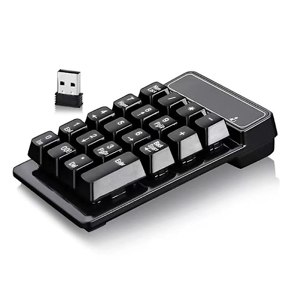 Liten USB-trådad numerisk tangentbord 19 tangenter digitalt tangentbord för bärbar dator anteckningsböcker surfplattor