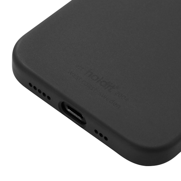 iPhone 12/12 Pro - holdit Mobilskal Silikone - Sort Sort