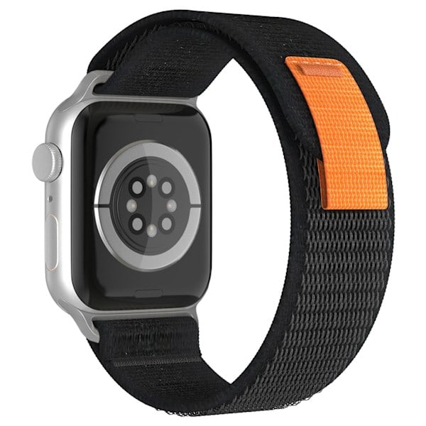 Apple Watch 38/40/41 mm Armbånd Nylon Trail Loop Sort