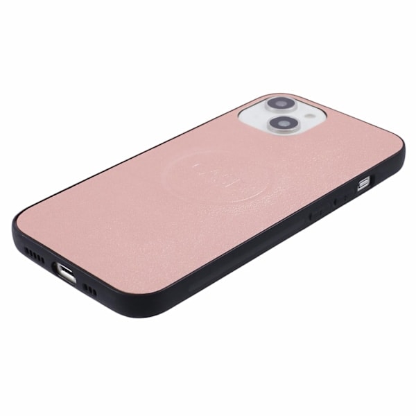 iPhone 13 - 2-i-1 Läder Magnet Fodral / Skal - Roséguld
