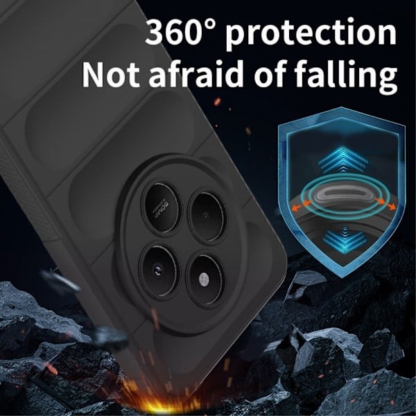 Xiaomi Redmi 14C Kuori Magic Shield Viininpunainen