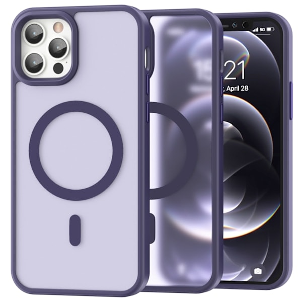 ColorPop iPhone 12 Pro Max Kuori CH MagSafe Mattapintainen Lila