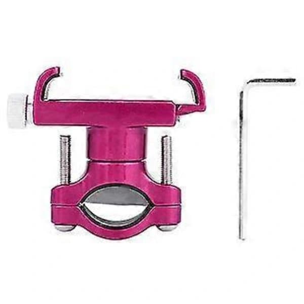 {PL}Justerbart telefonfeste for sykkelstyre i aluminiumslegering - Rosa