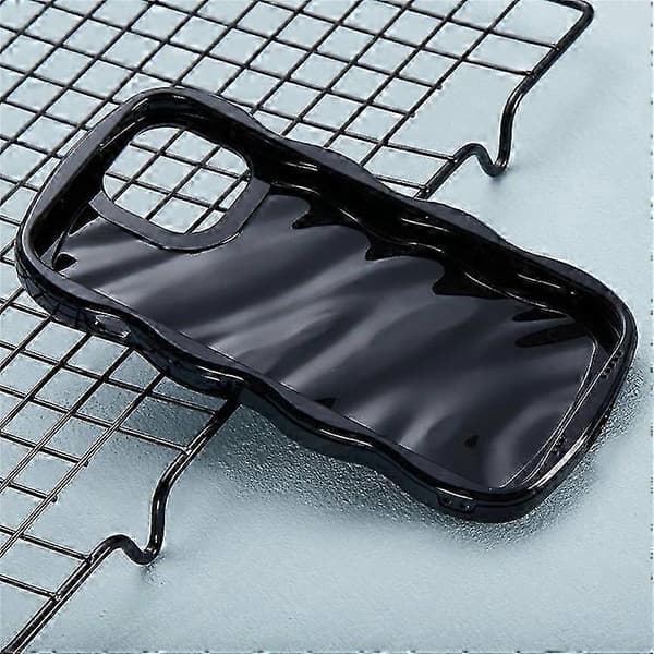 WT Series iPhone 13 Case, Wavy Edge Hard PC + Soft TPU Protective Cover, Slim Phone Case