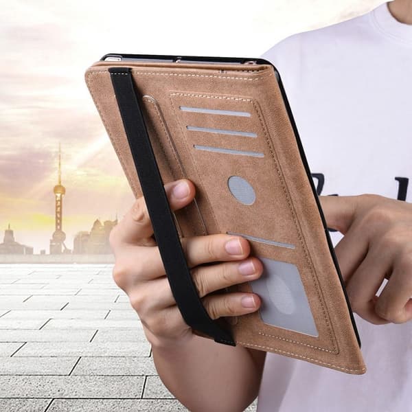 För iPad 10.2 (2021)/(2020)/(2019) Vikbart fodral - Grön