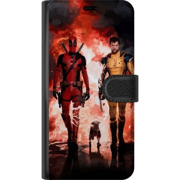 Samsung Galaxy S22 Ultra 5G Lompakkokotelo Wolverine Deadpool