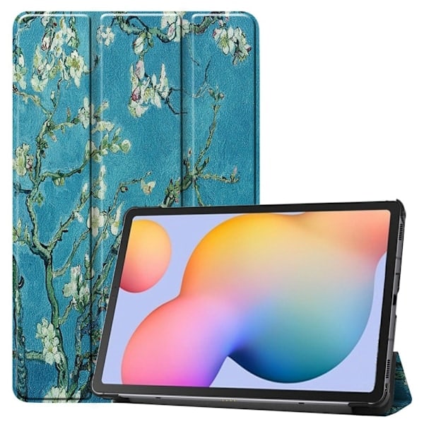 Samsung Galaxy Tab S6 Lite - Tri-Fold Fodral - Persikoblomma