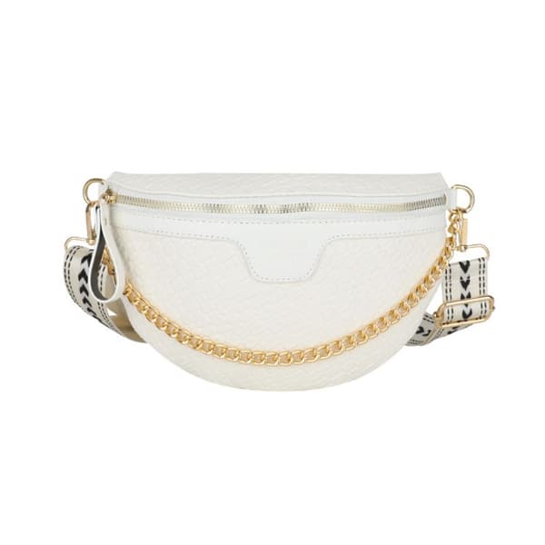 Damkedja Fanny Pack Midjeväska VIT