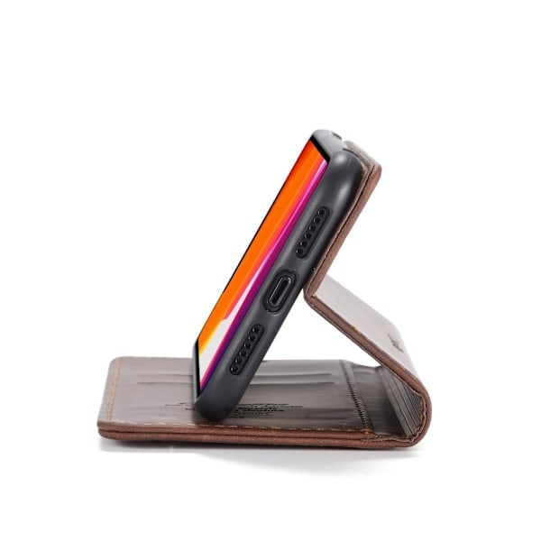 iPhone 11 - CASEME Lompakkokotelo - Ruskea Brown Ruskea