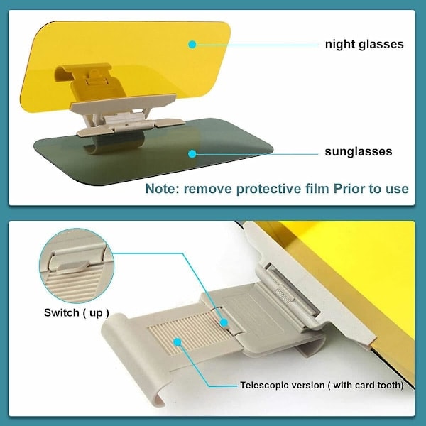 Auton aurinkosuoja - 2-in-1 aurinkosuoja autoon, aurinkosuoja autoon, aurinkosuoja autoon