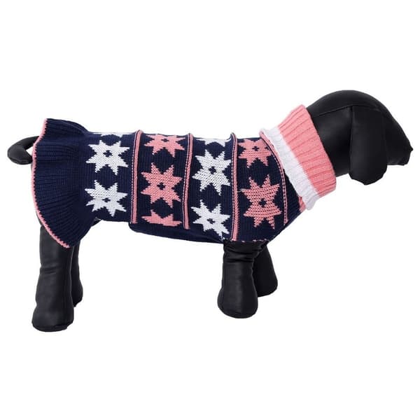 Hundekjole Star Varmt Kæledyrstøj Overtøj Pullover