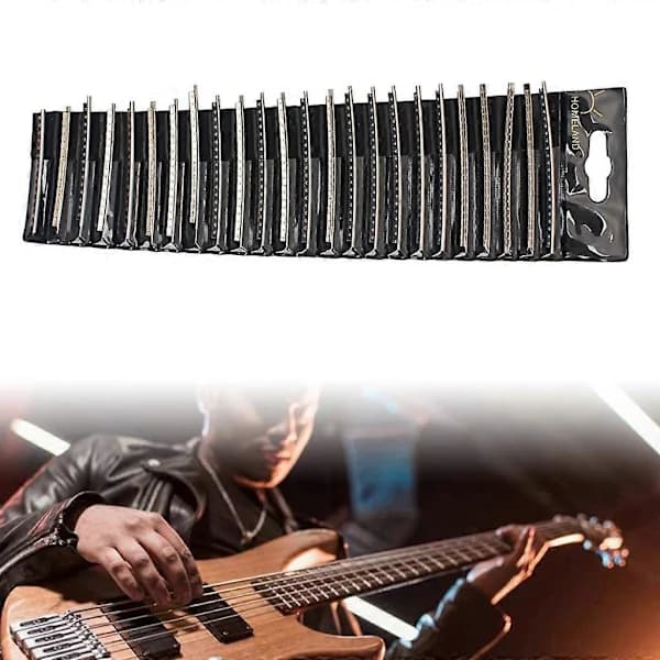 [PL】24 Band Gitarrband Tråd Greppbräda Bandtråd Akustisk Gitarr Bandtråd