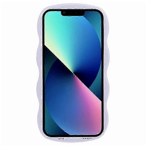 WT Series iPhone 13 Case, Wavy Edge Hard PC + Soft TPU Protective Cover, Slim Phone Case