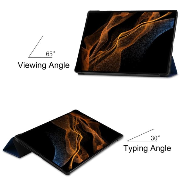 Samsung Galaxy Tab S10 Ultra Etui Tri-fold Blå