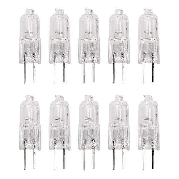 10 X G4 Halogen Lys Lampe Belysning 10w Varm Hvit-HYJ
