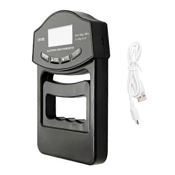 [PL】Gripstyrketester, 396 Lbs/180 Kg Digitalt Hånddynamometer Gripstyrkemåler USB LCD-skærm Håndgreb Dynamometer 2025:e