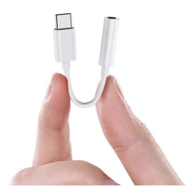 3-pakning Type-C til 3,5 mm hodetelefonadapter lydadapterkabel【PL】