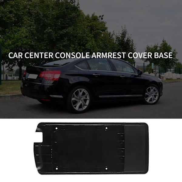 Armstödsöverdrag för mittkonsolen, bas för armstödslåda, tillbehör för Citroen C5 2011-2015