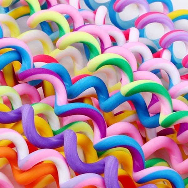 18 stk. hårelastikker til piger og kvinder, flettet elastik hårstyling twister klemme twist barrette spiral snurrende hårværktøj tilbehør