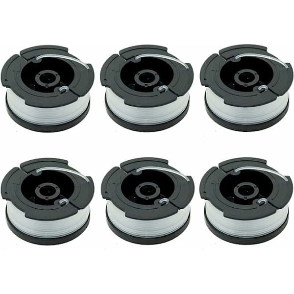 6-pakning A6481 A6485 Spoler for Black Decker Gressklippere