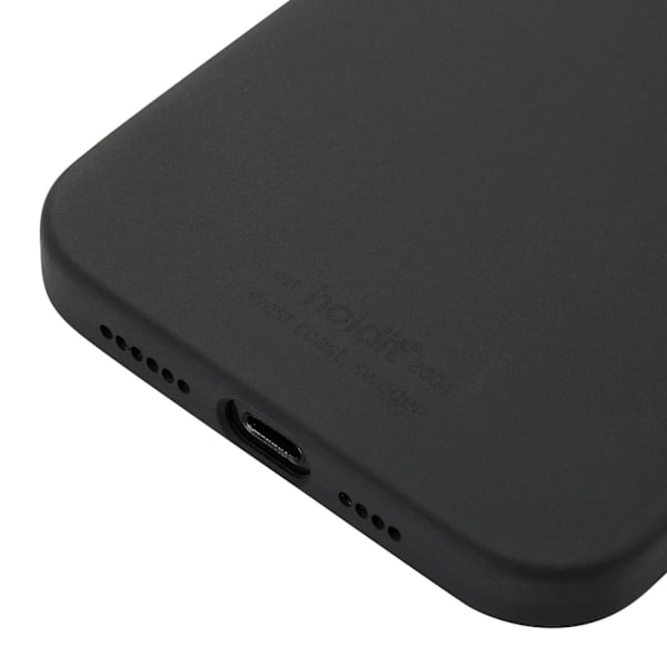 iPhone 12 Pro Max - holdit Mobilskal Silikone - Sort Sort