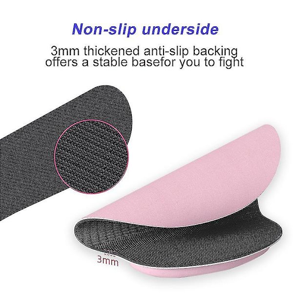 Näppäimistön rannetuki ja hiirimatto rannetuella, ergonominen rannetyyny, helppo kirjoittaminen ja kivunlievitys