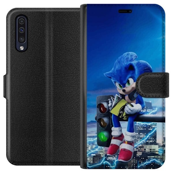 Samsung Galaxy A50 Lompakkokotelo Sonic the Hedgehog