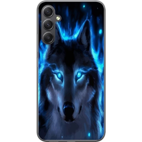 Samsung Galaxy A05s Läpinäkyvä Kuori Susi