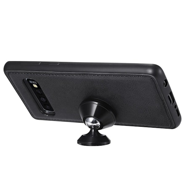 Samsung Galaxy S10 - Pung Etui/Magnetisk Cover - Sort Black Sort