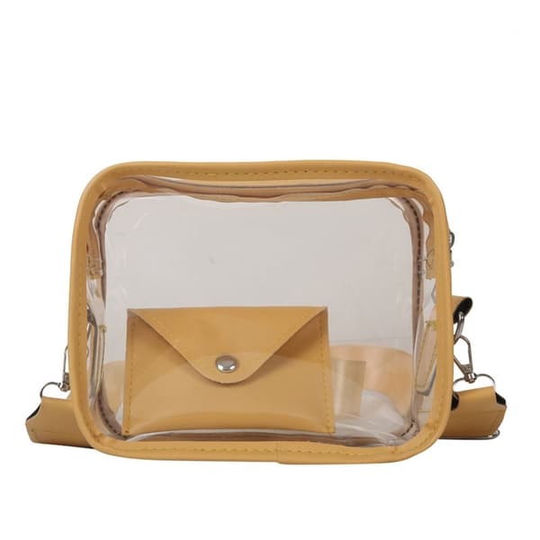 Transparent håndtaske skuldertaske FARVE 4 FARVE