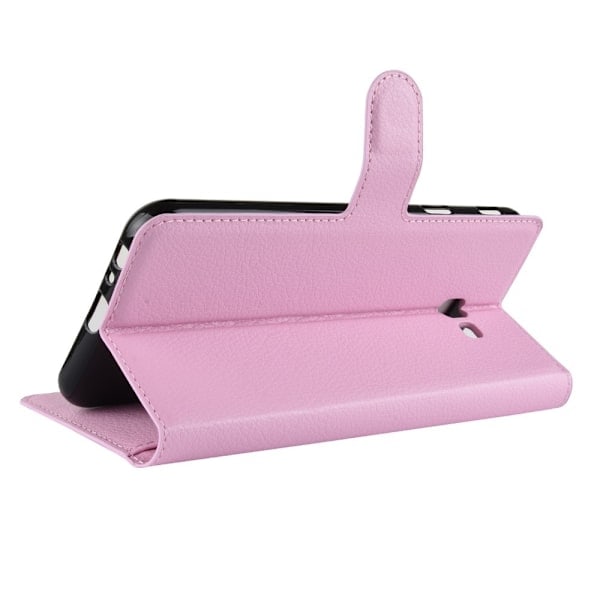 Samsung Galaxy J4 Plus - Litchi Pung Etui - Lys Rosa LightPink Lys Rosa