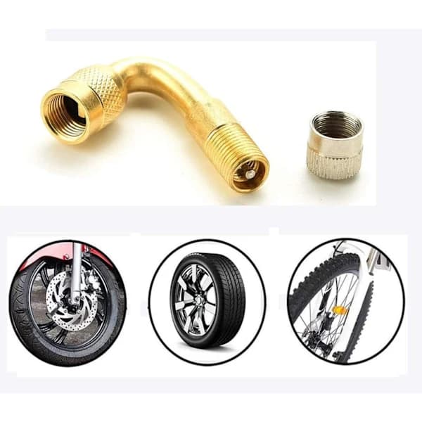 4 stk. Professionelle Dækventilforlængeradapter Kit【PL】