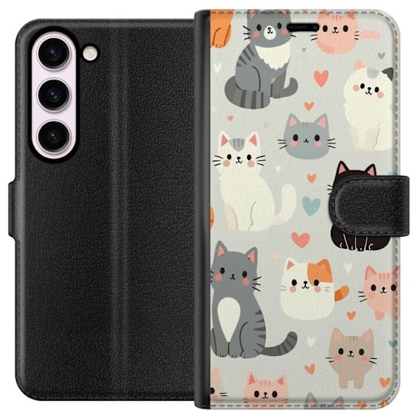 Samsung Galaxy S23 Plånboksfodral Katter