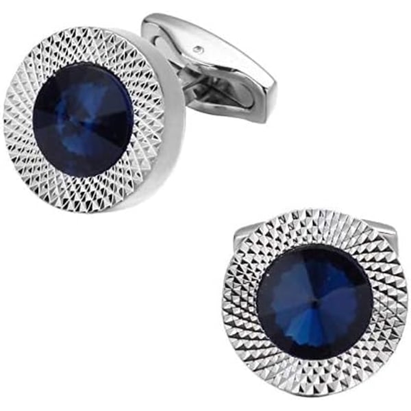 Safir for menn, skjorte for forretninger og bryllup, mansjettknapper, brudgommens menn