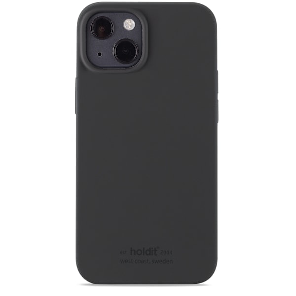 iPhone 13 Mini - holdit Mobilskal Silikone - Sort Sort
